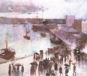 Departure of thte OrientCircularQuay (nn02) Charles conder